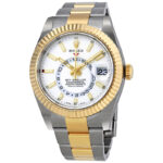 Rolex Oyster Perpetual Sky-Dweller Automatic Chronometer White Dial Men's Watch