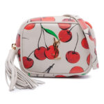 Saint Laurent  Baby Calfskin Monogram Cherry Printed Lou Camera Bag