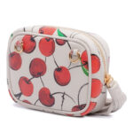 Saint Laurent  Baby Calfskin Monogram Cherry Printed Lou Camera Bag - Image 3