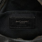 Saint Laurent  Chevron Calfskin Round Vinyle Camera Bag - Image 3