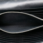 Saint Laurent  Croc Embossed Leather Wallet On Chain Unisex - Image 6