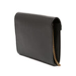 Saint Laurent  Grain De Poudre Monogram Cassandra Chain Wallet - Image 4