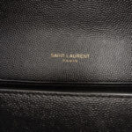 Saint Laurent  Grain De Poudre Monogram Cassandra Chain Wallet - Image 7
