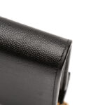 Saint Laurent  Grain De Poudre Monogram Cassandra Chain Wallet - Image 6