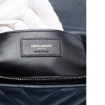 Saint Laurent  Large Chevron Sheepskin Monogram College Satchel Ladies TCT392738 0116 - Image 3