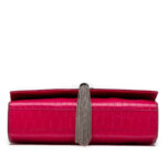 Saint Laurent  Medium Croc Embossed Leather Kate Tassel Crossbody - Image 2