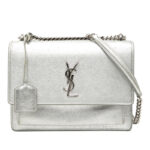 Saint Laurent Medium Metallic Calfskin Monogram Sunset Crossbody Ladies 7PV2RPTGU6XG5M48 - Image 6