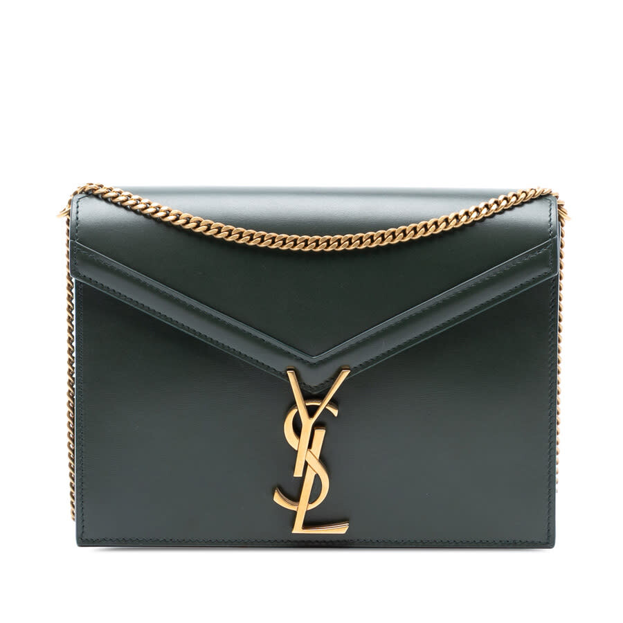 preowned-saint-laurent-smooth-calfskin-monogram-cassandra-clasp-bag-mal532750a1118-mal532750a1118 Saint Laurent Smooth Calfskin Monogram Cassandra Clasp Bag - Image 1