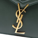 Saint Laurent  Smooth Calfskin Monogram Cassandra Clasp Bag - Image 5