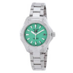 Tag Heuer Aquaracer Quartz Green Dial Ladies Watch