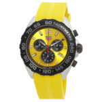 Tag Heuer Formula 1 Chronograph Quartz Yellow Dial Men's Watch
