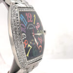 Franck Muller Cintree Curvex Color Dreams Automatic Diamond Black Dial Ladies Watch - Image 6