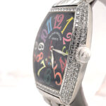 Franck Muller Cintree Curvex Color Dreams Automatic Diamond Black Dial Ladies Watch - Image 5