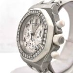 Audemars Piguet Royal Oak Offshore Chronograph Diamond Silver Dial Men's Watch - Image 5