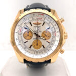 Breitling Bentley Chronograph Automatic Chronometer Silver Dial Men's Watch