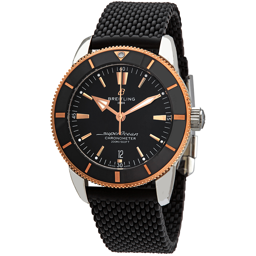 preowned-breitling-superocean-heritage-ii-automatic-chronometer-black-dial-mens-watch-ub2030121b1s1 Breitling Superocean Heritage II Automatic Chronometer Black Dial Men's Watch - Image 1