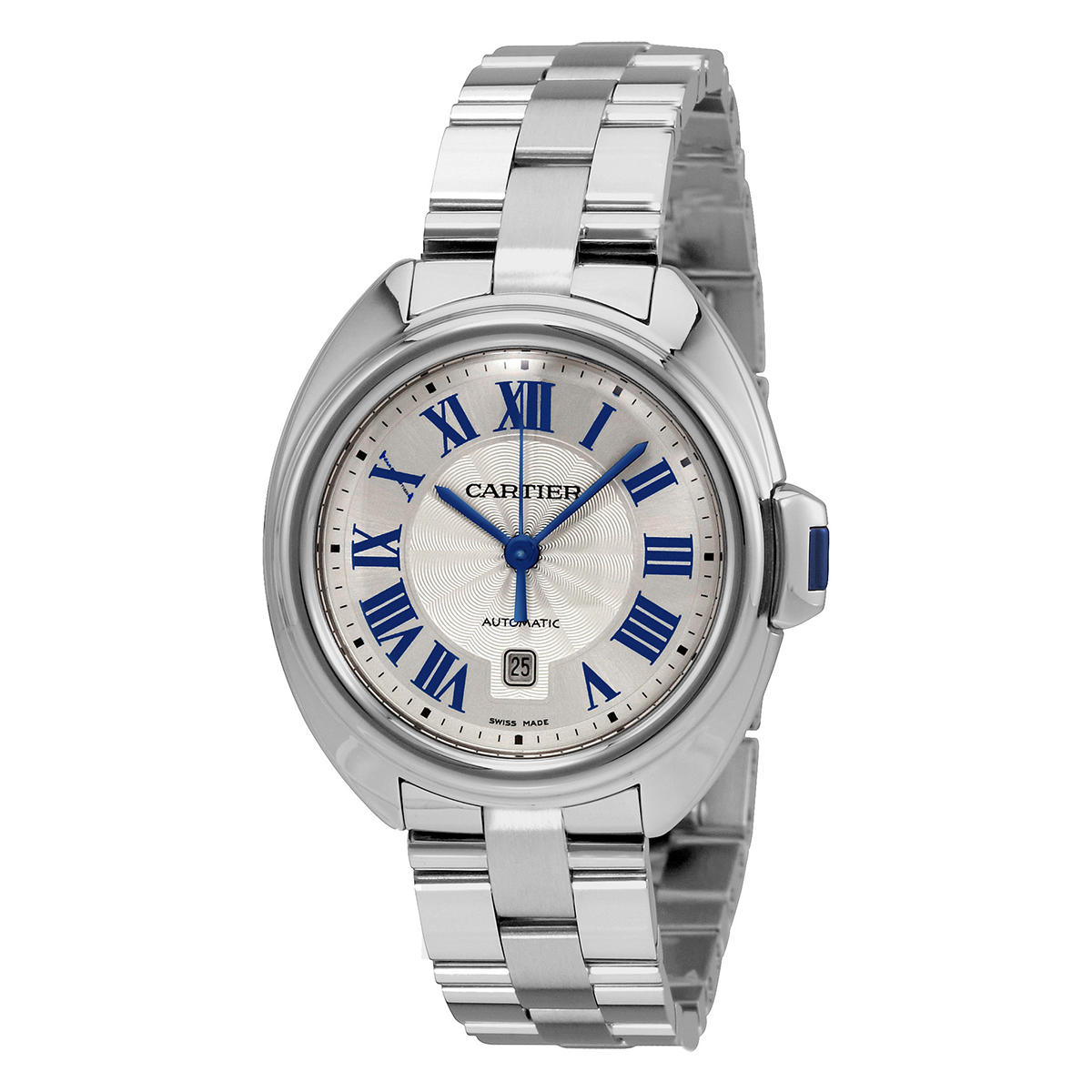 preowned-cartier-cle-silver-dial-ladies-watch-wscl0005 Cartier Cle Silver Dial Ladies Watch - Image 1