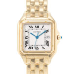 Cartier Panthere Quartz Silver Dial Men's Watch