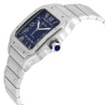 Cartier Santos Automatic Blue Dial Men's Watch - Image 4