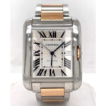 Cartier Tank Anglaise Silver Dial Men's Watch