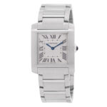 Cartier Tank Francaise Silvered Dial Watch