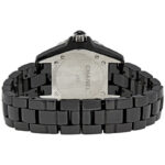 Chanel J12 Diamonds Diamond Black Dial Ladies Watch - Image 3