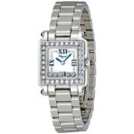 Chopard Happy Sport Square Diamond White with 5 floating Diamonds Dial Ladies Watch