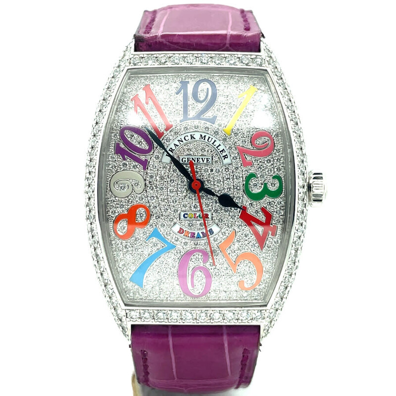 preowned-franck-muller-color-dreams-automatic-diamond-mens-watch-6850-sc-d-cd Franck Muller Color Dreams Automatic Diamond Men's Watch - Image 1