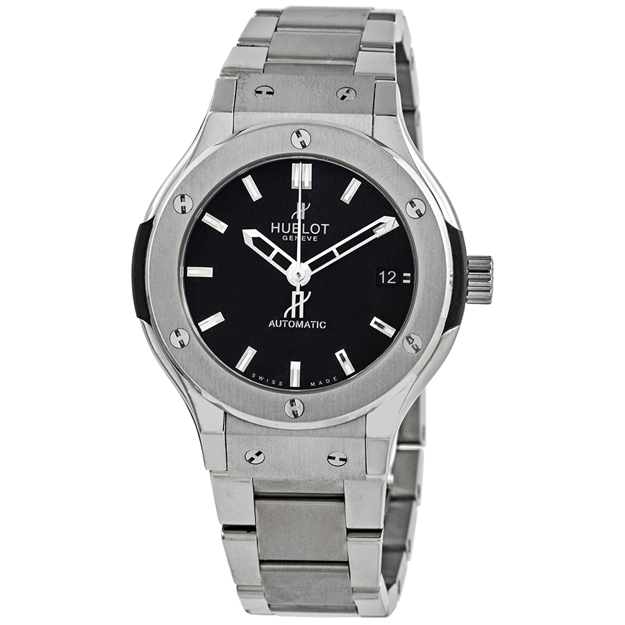 preowned-hublot-classic-fusion-black-dial-mens-watch-565nx1170nx-565nx1170nx Hublot Classic Fusion Black Dial Men's Watch - Image 1