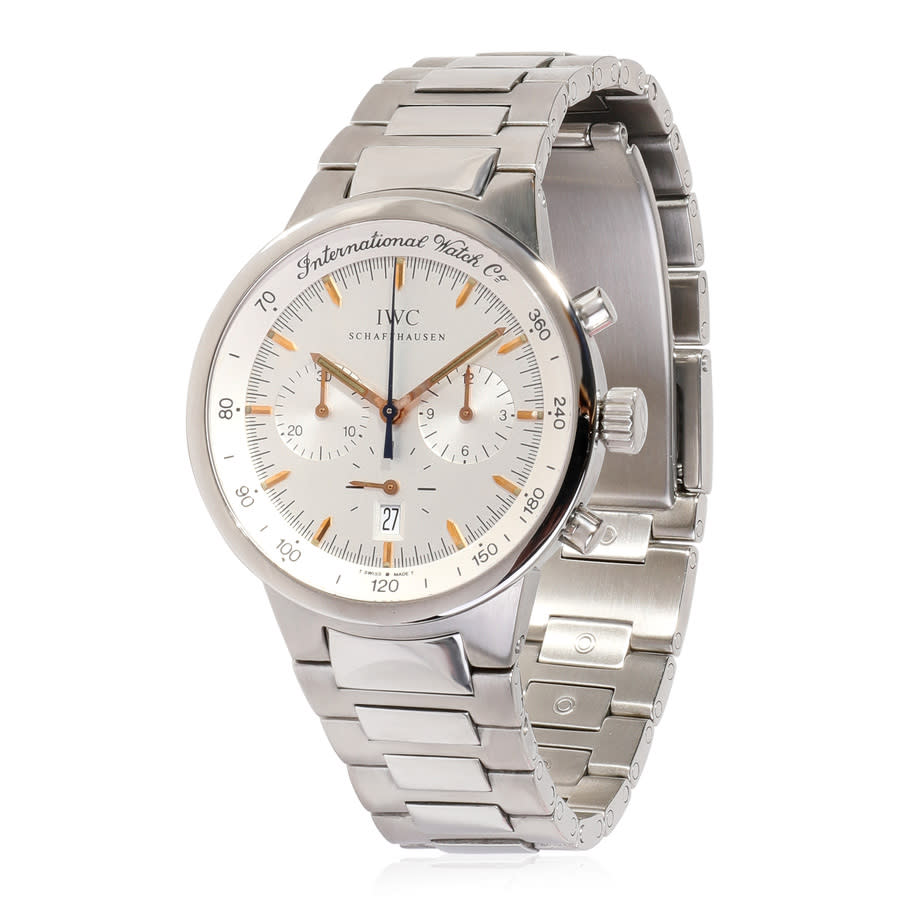 preowned-iwc-gst-chronograph-white-dial-mens-watch-iw372703 IWC GST Chronograph White Dial Men's Watch - Image 1