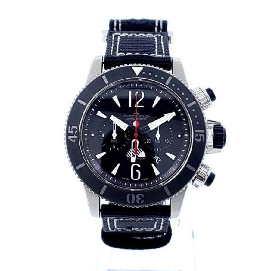 preowned-jaeger-lecoultre-master-compressor-chronograph-black-dial-mens-watch-q178t471 Jaeger LeCoultre Master Compressor Chronograph Black Dial Men's Watch - Image 1