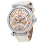 Milus Merea Mother of Pearl Dial Automatic Tri-Retrograde Ladies Watch
