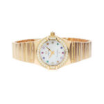 Omega Constellation Iris Quartz Diamond White Dial Ladies Watch - Image 4