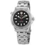 Omega Seamaster Black Ceramic (Laser Ablated) Dial Men's Watch