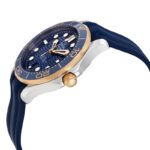 Omega Seamaster Blue Ceramic (Laser-engraved Waves) Dial Men's Watch - Image 4