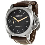 Panerai Luminor Dark Brown Dial Men's Watch