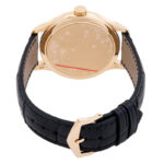 Patek Philippe Calatrava Ivory Dial 18kt Yellow Gold Brown Leather Men's Watch - Image 4