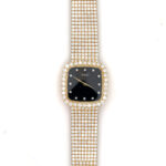 Piaget Vintage Quartz Diamond Black Dial Ladies Watch - Image 2