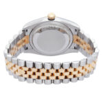 Rolex Pre-owned Oyster Perpetual Datejust 36 Silver With 10 Diamonds Dial Stainless Steel and 18K Yellow Gold Jubilee Bracelet Automatic Men - Image 4