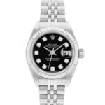 Rolex Datejust 26 Automatic Chronometer Diamond Black Dial Ladies Watch