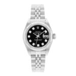 Rolex Datejust 26 Automatic Chronometer Diamond Black Dial Ladies Watch - Image 8