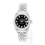 Rolex Datejust 26 Automatic Chronometer Diamond Black Dial Ladies Watch - Image 7