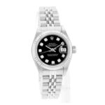Rolex Datejust 26 Automatic Chronometer Diamond Black Dial Ladies Watch - Image 4