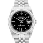 Rolex Datejust 36 Automatic Chronometer Black Dial Men's Watch