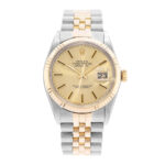 Rolex Datejust 36 Automatic Chronometer Champagne Dial Men's Watch - Image 6