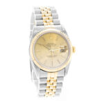 Rolex Datejust 36 Automatic Chronometer Champagne Dial Men's Watch - Image 4