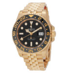 Rolex GMT-Master II 18kt Yellow Gold Automatic Chronometer Black Dial Men's Watch