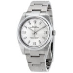 Rolex Oyster Perpetual Automatic Chronometer Silver Dial Men's Watch
