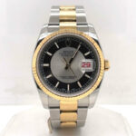 Rolex Oyster Perpetual Datejust 36 Silver and black Dial Men's Watch