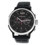 Tourneau TNY Chronograph Automatic Black Dial Men's Watch